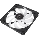 SilverStone Air Slimmer 140 ARGB, Gehäuselüfter schwarz