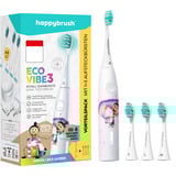 happybrush ECO VIBE KIDS Agnes + 3 Refills, Elektrische Zahnbürste weiß
