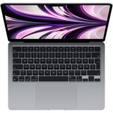Apple MacBook Air 34,5 cm (13,6") CTO, Notebook grau, M2, 10-Core GPU, macOS, Englisch International, 34.5 cm (13.6 Zoll), 512 GB SSD