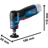 Bosch Professional Akku-Geradschleifer GWG 12V-50 S Professional solo blau/schwarz, ohne Akku und Ladegerät