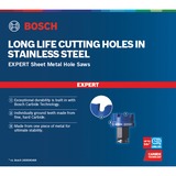 Bosch Professional EXPERT Sheet Metal PC Plus Lochsägen-Set, Ø 22-32mm, 6-teilig mit Power Change Plus-Adapter, Koffer