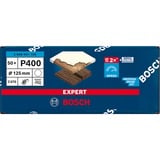 Bosch Professional Expert C470 Schleifblatt, Ø 125mm, K400 ungelocht 50 Stück, für Exzenterschleifer