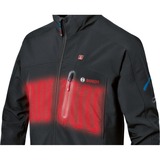 Bosch Professional Heat+Jacket GHJ 12+18V Kit Größe L, Arbeitskleidung schwarz, inkl. Ladeadapter GAA 12V-21, 1x 12-Volt-Akku