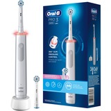 Braun Oral-B Pro 3 3000 Sensitive Clean, Elektrische Zahnbürste weiß