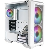 Cooler Master HAF 500 White, Tower-Gehäuse weiß, Tempered Glass