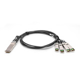 Digitus 40G QSFP+ zu 4XSFP+ Direct Attach Kabel 2m 