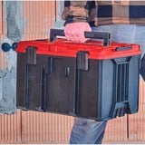 EINHELL Systemkoffer E-Case M, Werkzeugkiste schwarz/rot