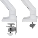 Ergotron HX Monitor Arm mit HD-Gelenk, Monitorhalterung weiß, für ultrabreite Curved Monitore