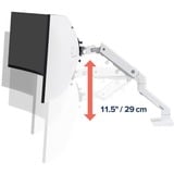 Ergotron HX Monitor Arm mit HD-Gelenk, Monitorhalterung weiß