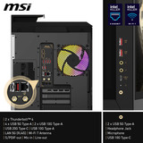 MSI MEG Vision X AI 2NVZ9-205AT, Gaming-PC schwarz/transparent, Windows 11 Home