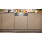 Neff S145ECS01E N50, Spülmaschine edelstahl (gebürstet), 60 cm, Home Connect