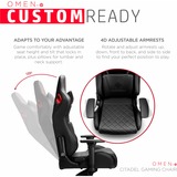 OMEN Citadel Gaming Chair, Gaming-Stuhl schwarz/rot