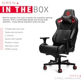 OMEN Citadel Gaming Chair, Gaming-Stuhl schwarz/rot