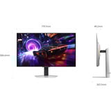 Samsung Odyssey S32FG814SU QD-OLED, Gaming-Monitor 80 cm (32 Zoll), silber, UltraHD/4K, FreeSync Premium Pro, USB-Hub, 240Hz Panel