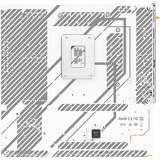 ASRock B760M Pro RS, Mainboard weiß/schwarz