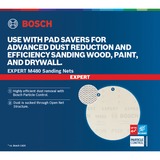 Bosch Professional Expert M480 Netzstruktur-Schleifblatt Ø 150mm, K80 50 Stück, für Exzenterschleifer