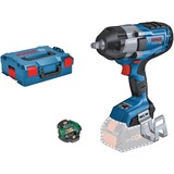 Bosch Professional PRO Akku-Schlagschrauber BITURBO GDS 18V-1000 C Professional solo, 18Volt blau/schwarz, Bluetooth Modul, ohne Akku und Ladegerät, 1/2", in L-BOXX
