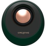 Creative Pebble Pro, PC-Lautsprecher schwarz, Klinke, USB-A/C, Bluetooth, Digitalverstärker, RGB-Beleuchtung