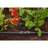 GARDENA Micro-Drip-System Regulierbarer Reihentropfer 1-8 l/h, druckkompensierend schwarz/türkis, 5 Stück, Modell 2023