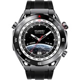 Huawei Watch Ultimate Entdeckerschwarz, Smartwatch schwarz, Armband: Schwarz, HNBR-Kautschuk