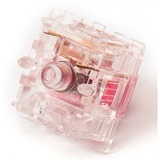Keychron Gateron Aliaz Silent Tactile (70 Gf) Switch-Set, Tastenschalter pink/transparent, 110 Stück