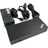 Lenovo ThinkPad USB-C Dock Gen 2 Generalüberholt, Dockingstation schwarz, HDMI, DisplayPort, USB