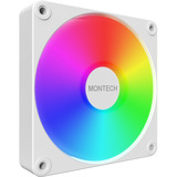 Montech GF120R V2 ARGB, Gehäuselüfter weiß/weiß, 3er Pack, Reverse, 120 mm