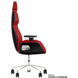 Thermaltake Gaming-Stuhl ARGENT E700 Storm Black Houndstooth Fabric rot/schwarz, Design by Studio F. A. Porsche