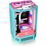Thermaltake The Tower 250 , Tower-Gehäuse mint/beere, Tempered Glass