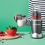 nutribullet Original Standmixer NB606DG silber/grau, 600 Watt, 0,7 Liter & 0,525 Liter