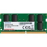 ADATA SO-DIMM 8 GB DDR4-3200 (1x 8 GB), Arbeitsspeicher grün, GD4S320038G-SMI, Gold