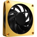 Alphacool Apex Stealth Metal 120mm Lüfter 2000rpm, Gehäuselüfter gold/schwarz, 120 mm