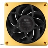 Alphacool Apex Stealth Metal 120mm Lüfter 2000rpm, Gehäuselüfter gold/schwarz, 120 mm