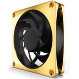 Alphacool Apex Stealth Metal 120mm Lüfter 2000rpm, Gehäuselüfter gold/schwarz, 120 mm