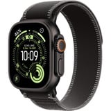 Apple Watch Ultra 3, Smartwatch schwarz, 49 mm, Trail Loop schwarz/kohlegrau S/M, Titangehäuse, Cellular