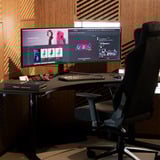 Arozzi Nova 49TUW165, Gaming-Monitor 124.5 cm (49 Zoll), schwarz, UWQHD, VA, Curved, HDMI, DP, USB-C, USB-Hub, 165Hz Panel