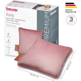 Beurer HK 77 Heaty blush-rose, Heizkissen lavendel, Samtbezug
