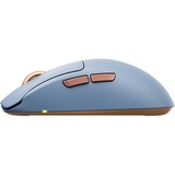 CHERRY XTRFY M68 Wireless, Gaming-Maus hellblau/kupfer