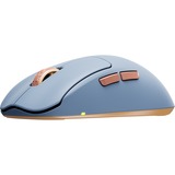CHERRY XTRFY M68 Wireless, Gaming-Maus hellblau/kupfer