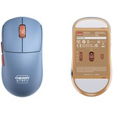 CHERRY XTRFY M68 Wireless, Gaming-Maus hellblau/kupfer