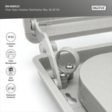 Digitus Glasfaser Distributionsbox für den Außenbereich 8x, Spleißbox 