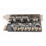 Digitus PCIe Karte 2x USB-C + 3x USB A, Schnittstellenkarte 