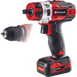 EINHELL Akku-Bohrschrauber TE-CD 12/1 X-Li, 12Volt rot/schwarz, Li-Ionen Akku 2Ah