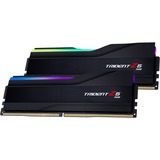 G.Skill DIMM 32 GB DDR5-6000 (2x 16 GB) Dual-Kit, Arbeitsspeicher schwarz, F5-6000J3238F16GX2-TZ5RK, Trident Z5 RGB, INTEL XMP