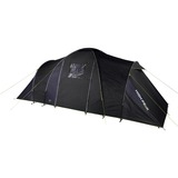 High Peak Kuppelzelt Como 4.0 dunkelgrau/grün, mit 2 Schlafräumen