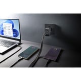  Intenso Power Adapter W100ACC GaN + C520C Kabel, Ladegerät schwarz, 100 Watt