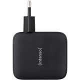 Intenso Power Adapter W100ACC GaN + C520C Kabel, Ladegerät schwarz, 100 Watt