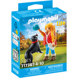 PLAYMOBIL 71738 My Life Frau mit Sennenhund, Konstruktionsspielzeug 