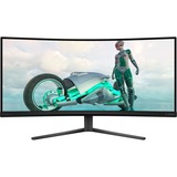 Philips Evnia 34M2C3500L, Gaming-Monitor 86.4 cm (34 Zoll), dunkelgrau, WQHD, VA, Curved, HDMI, DisplayPort, HDR, 180Hz Panel