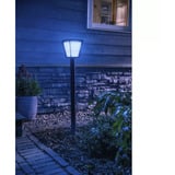 Philips HUE White & Color Ambiance Econic Outdoor Wegeleuchte, LED-Leuchte schwarz